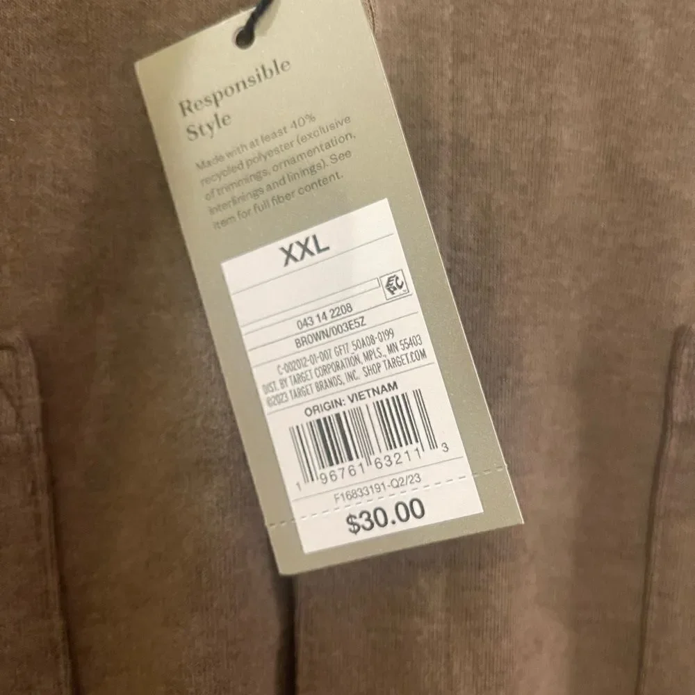 Knit button up shirt NWT - Picture 4 of 4